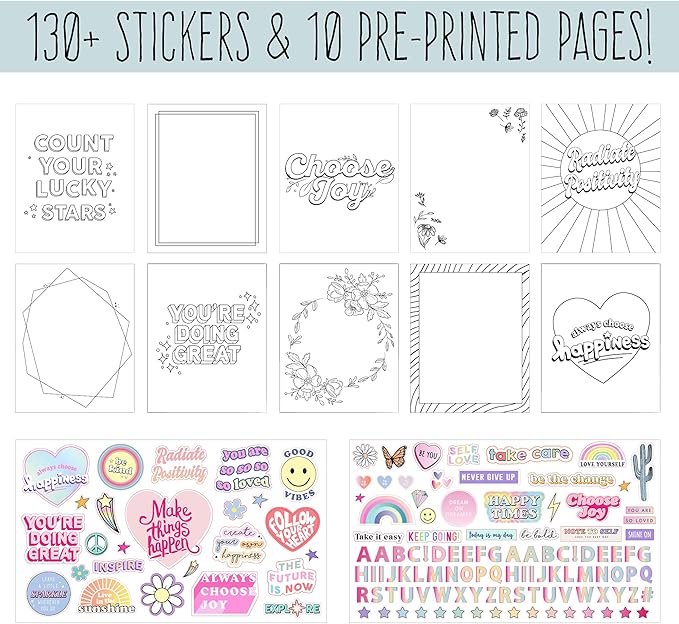 STMT D.I.Y. Artist Stationery Set, Art Journal Kit, Watercolor Kit, DIY Journaling Set for Girls Ages - 8+