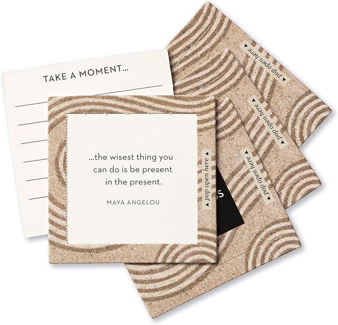 Compendium ThoughtFulls Pop-Open Cards — Mindfulness — 30 Pop-Open Cards, Each with a Different Inspiring Message Inside