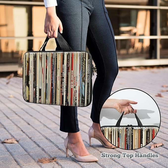 Laptop Sleeve Case Bag 15 inch, Books Slim Carrying Case Durable Handbag Travel Laptop Bag for 15 inch MacBook Air M3/M2/15 Pro/Surface Laptop 7/6/5/4/3/ Dell XPS 15 Plus