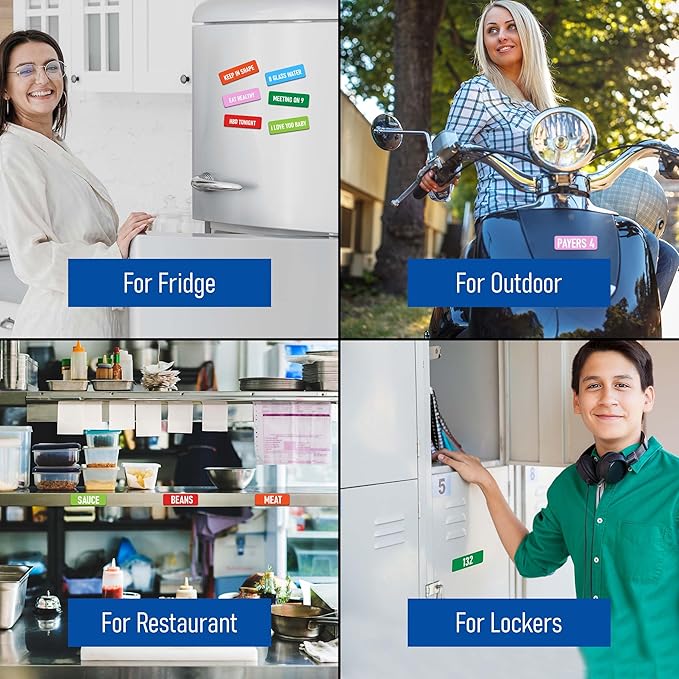 Dry Erase Magnetic Label Full Colored 5.6 x 3.7 inch