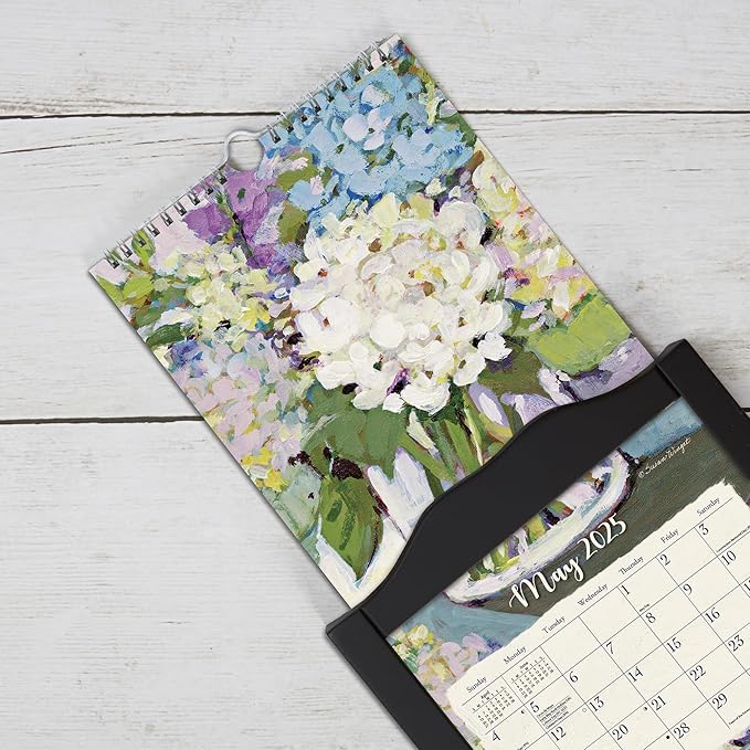 LANG Gallery Florals 2025 Vertical Wall Calendar (25991079149)