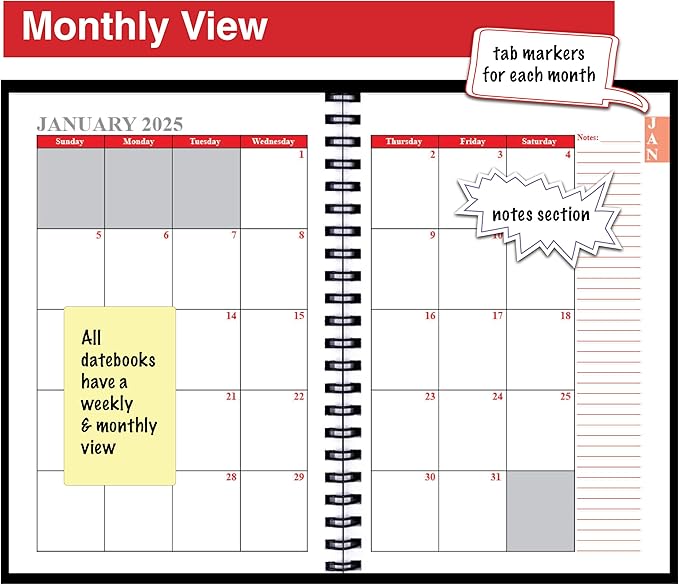2025 Datebook & City Themed Planner – Resource Guide with Daily, Weekly & Monthly Views – 3-Year Reference Calendar - Multi-Purpose Travel Notebook Guide & Adventure Diary (Louisville '25)