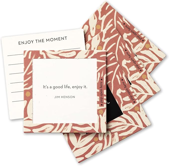 Compendium ThoughtFulls Pop-Open Cards – Grateful – 30 Pop-Open Cards, Each with a Different Inspiring Message Inside