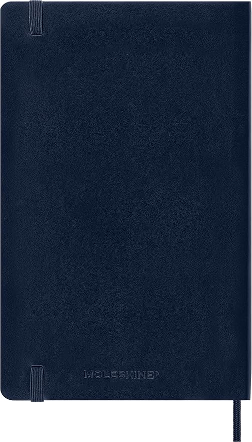 Moleskine Classic 18 Month 2023-2024 Weekly Planner, Soft Cover, Large (5" x 8.25"), Sapphire Blue