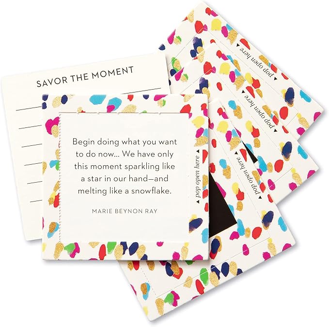Compendium ThoughtFulls Pop-Open Cards — Be Happy — 30 Pop-Open Cards, Each with a Different Inspiring Message Inside
