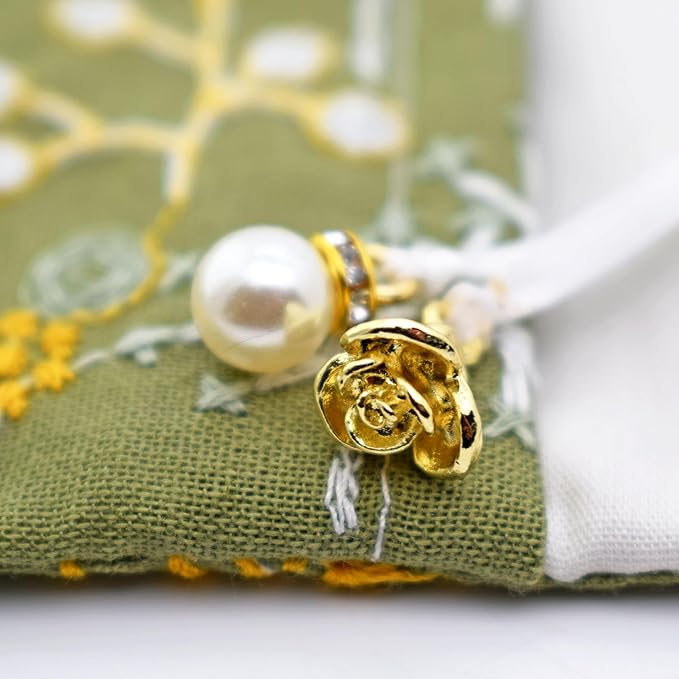 BLBMH Book Covers for Paperbacks Fit for 5.5x8.4 inch Adjustable Book Sleeve Cover for A5 Books Soft Cloth Protector for Notebook Journal - Spring