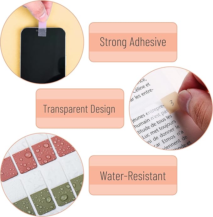 Mr. Pen- Sticky Index Tabs, 480 Pcs, Colorful Sticky Tabs for Notebooks, Page Markers, Page Tabs for Binders, Page Tabs Sticky Tabs for Books, Notebook Tabs, Book Sticky Tabs for Notebooks