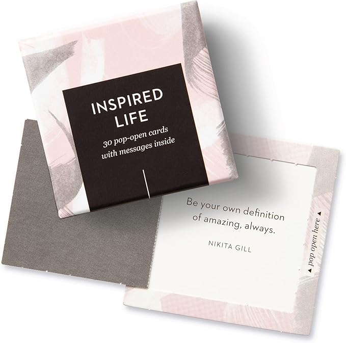 Compendium ThoughtFulls Pop-Open Cards — Inspired Life — 30 Pop-Open Cards, Each with a Different Inspiring Message Inside
