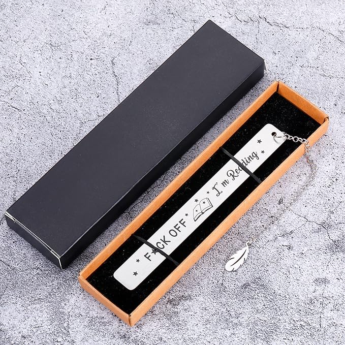 White Elephant Gifts for Adults Funny Bookmarks for Women Book Lovers Christmas Stocking Stuffers Gifts for Her Teen Girl Reader Friend Bookish Inspirational Gifts for Seniors 2024 Him Men