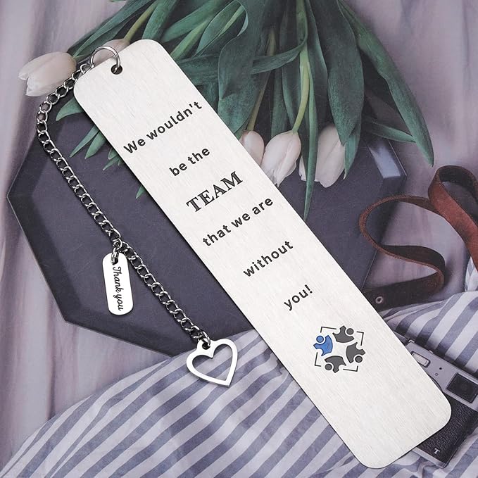 Team Appreciation Gifts for Women Men Boss Day Gift for Boss Lady Leader Mentor Christmas Present for Manager Supervisor PM Office Coworkers Birthday Gift for Colleague Going Away Retirement Bookmark