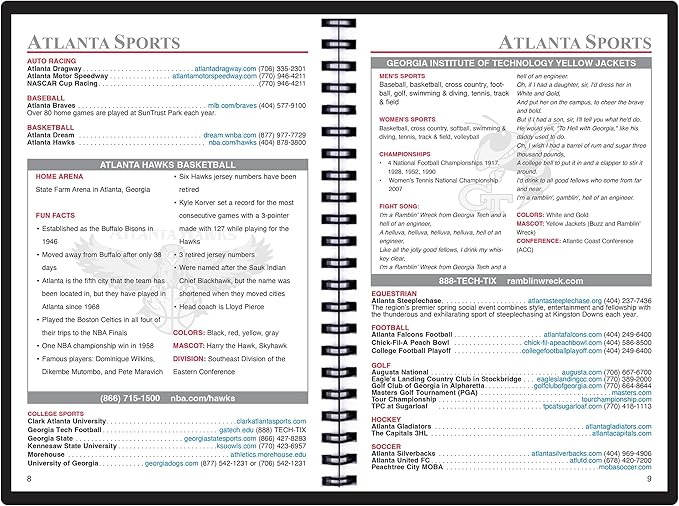 2025 Datebook & City Themed Planner – Resource Guide with Daily, Weekly & Monthly Views – 3-Year Reference Calendar - Multi-Purpose Travel Notebook Guide & Adventure Diary (Atlanta '25)