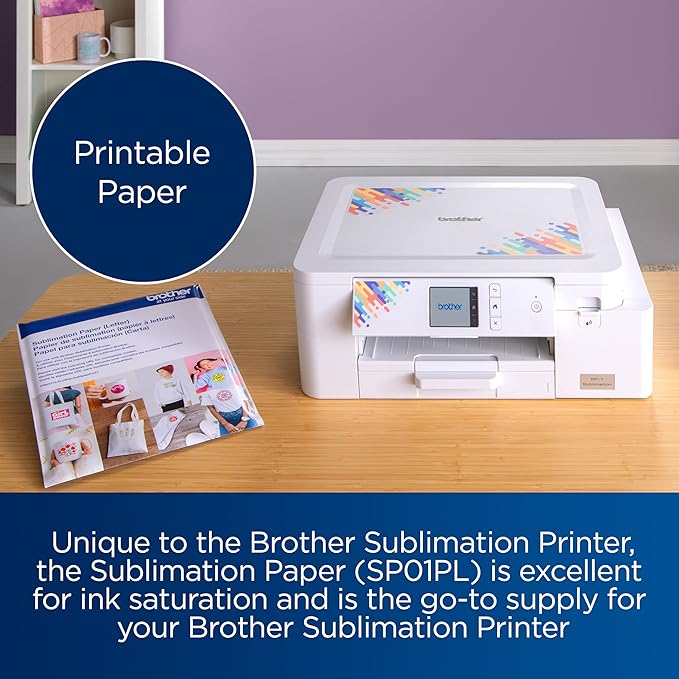 Brother Sublimation Paper Pack (100 Sheets), white