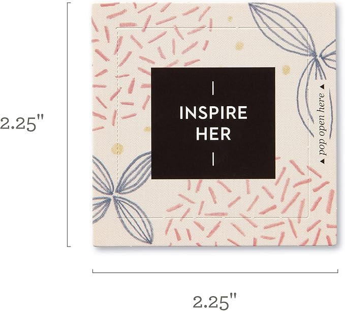 Compendium ThoughtFulls Pop-Open Cards — Inspire Her — 30 Pop-Open Cards, Each with a Different Inspiring Message Inside