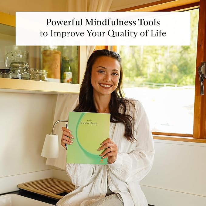 Switch Research Mindful Planner (Acceptance) - Evidence-Based Life Organizer - 31-Day Goal Planner to Develop Radical Acceptance - Daily planner With Prompts