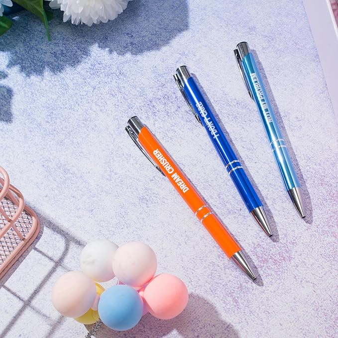 Up to 480 Pcs Personalized Pens with Name Custom Pen with Engraved Text Aluminium Black Ink Retractable Black Ballpoint Pen Customized Pens Bulk For Bussiness-Great Gift Ideas