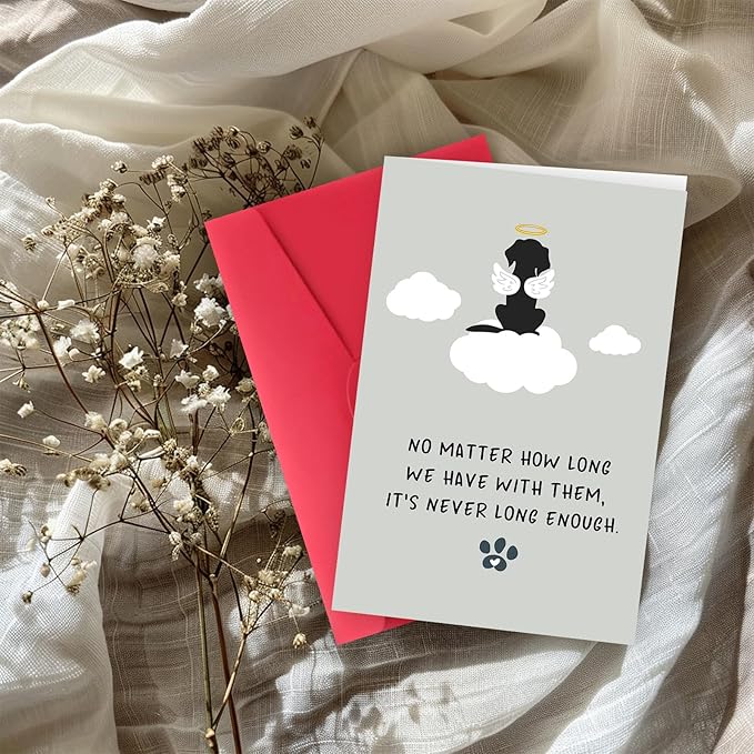 Dog Memorial Gifts for Loss of Dog, Pet Sympathy Gifts, Pet Loss Sympathy Cards for Pet Owner, Dog Sympathy Card, Dog Bereavement Gift