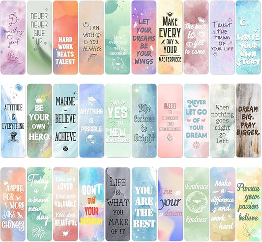 Bookmarks, 30 PCS Bookmark, Bookmarks for Women Men Kids, Book Markers for Reading, Bookmarks for Book Lovers, Cute Bookmarks, Book Marks, Book Markers, Bookmarks Bulk, Book Mark, Paper Bookmarks