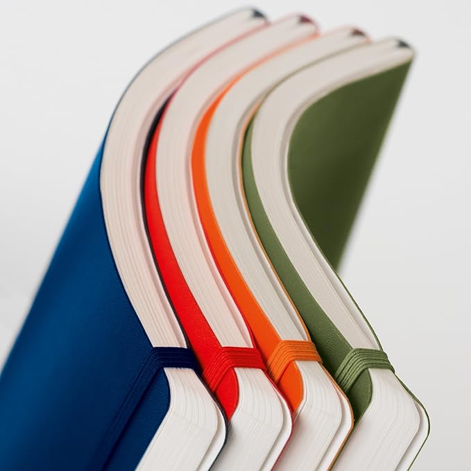 LEUCHTTURM1917 - Notebook Softcover Paperback B6+ - 123 Numbered Pages for Writing and Journaling (Plain, Pacific Green)