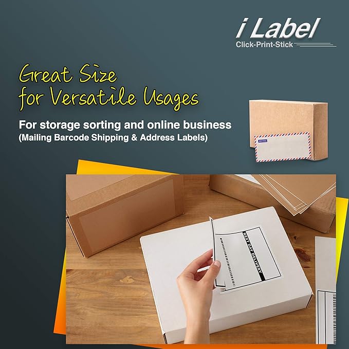 24UP 1.5" x 1.5" Square Labels for Laser & Inkjet Printers[500 Sheets,12000 Labels]