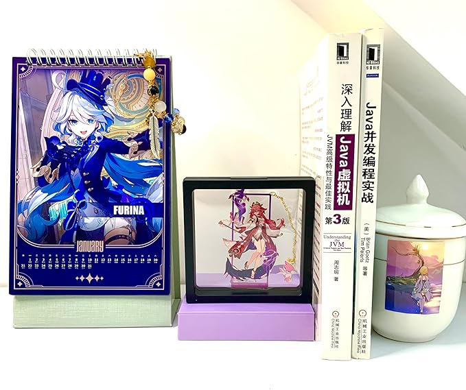 Genshin Impact Yae Miko Brass Bookmarks with 3D Display Box for Women Men Sisters Friends - Birthday Gifts for Book Lovers - Zllada