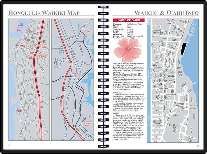 2025 Datebook & City Themed Planner – Resource Guide with Daily, Weekly & Monthly Views – 3-Year Reference Calendar - Multi-Purpose Travel Notebook Guide & Adventure Diary (Oahu '25)