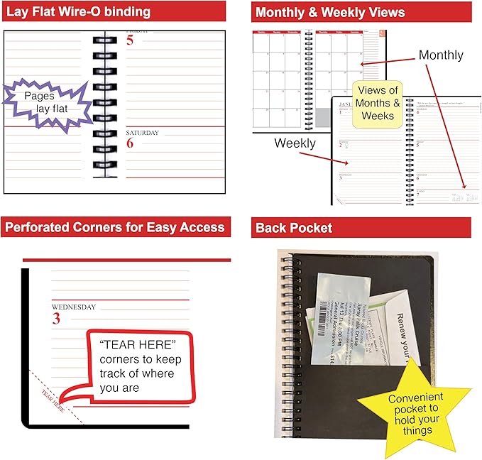 2025 Datebook & City Themed Planner – Resource Guide with Daily, Weekly & Monthly Views – 3-Year Reference Calendar - Multi-Purpose Travel Notebook Guide & Adventure Diary (Little Rock '25)