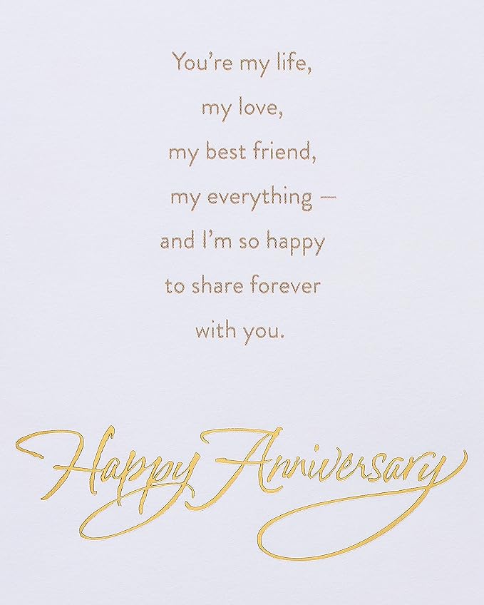 American Greetings Anniversary Card for Husband (You're My Life)