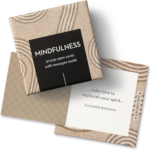 Compendium ThoughtFulls Pop-Open Cards — Mindfulness — 30 Pop-Open Cards, Each with a Different Inspiring Message Inside