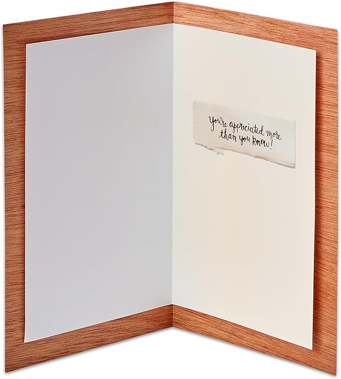 American Greetings Thank You Card (Appreciated)