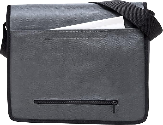 Manhattan Portage Deluxe Computer Bag (LG) with Adjustable Strap Water Resistant 1000D Cordura for Work College Travel