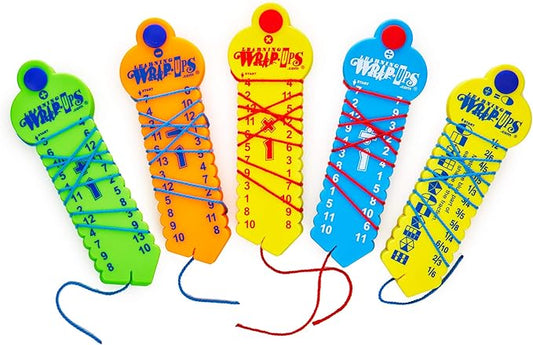 LEARNING WRAP-UPS SELF-CORRECTING Math Intro Key Kit with Self Correcting Math Problems for Kids Grade Level K-5