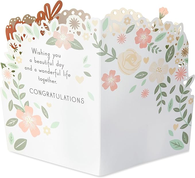 American Greetings Pop Up Wedding Card (A Wonderful Life)