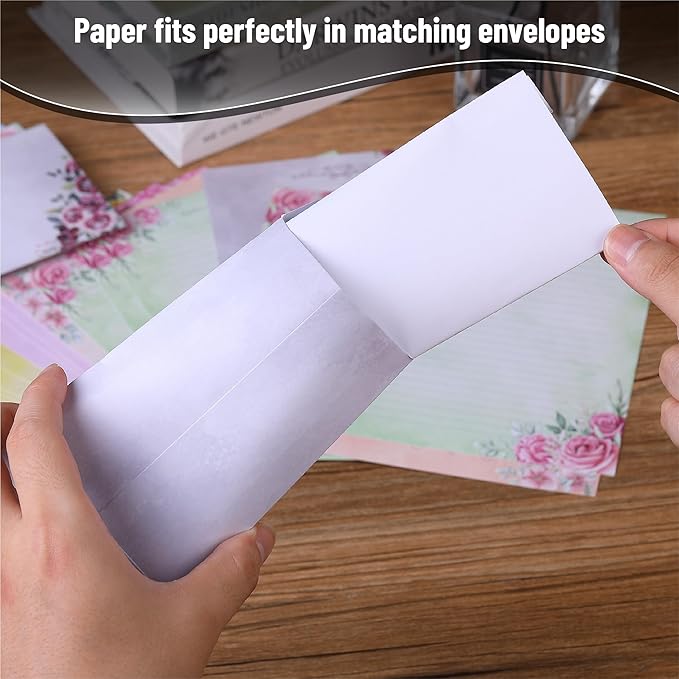 Mr. Pen- Stationery Writing Paper with Envelopes, 48 Letter Writing Paper with 24 Envelopes, Cute Stationary Set for Writing Letters, Stationary Paper, Writing Paper Stationary, Letter Set