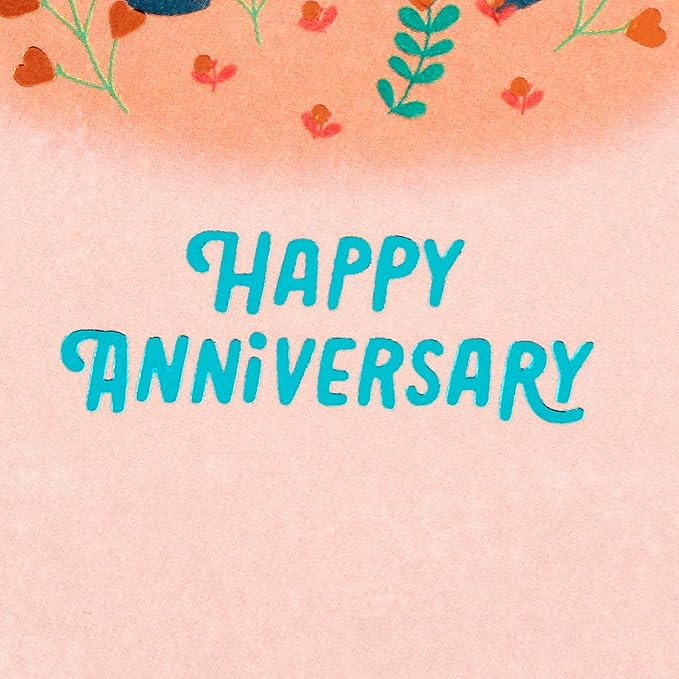 Hallmark Anniversary Card (Soul Mates, Pandas)