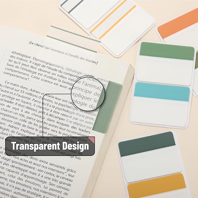 Mr. Pen- Sticky Index Tabs, 500 Pcs, 21 Sets, Colorful Sticky Tabs for Notebooks, Page Markers, Page Tabs for Binders, Page Tabs Sticky Tabs for Books, Notebook Tabs, Book Sticky Tabs for Notebooks