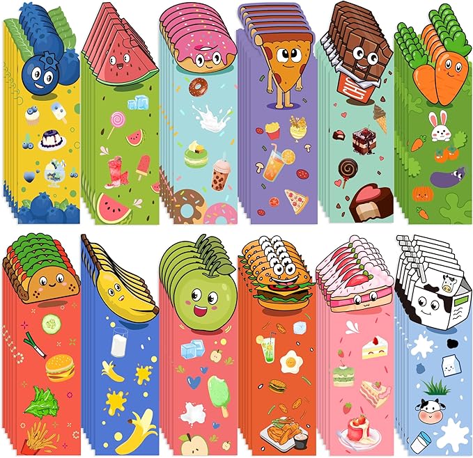 Bookmarks, 72 Pcs Bookmarks for Kids, Book Marks for Reading Kids, Cute Bookmarks, Book Markers, Kids Bookmarks, Bookmarks for Book Lovers, Bulk Bookmarks, Bookmarks for Girls, Classroom Rewards