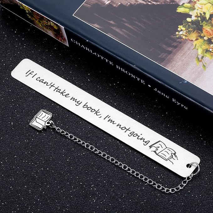Funny Bookmark Gift for Book Lovers Women Men Birthday Christmas Gift for Readers Valentine Graduation Back to School Book Marker Gift for Son Daughter Friends Coworkers Bookish Stocking Stuffers