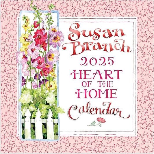 TF PUBLISHING 2025 Susan Branch Mini Calendar - Large Grids for Appointments and Scheduling - Vertical Monthly Wall Calendar 2025 - Home and Office Organization - Premium Thick Matte Paper - 7"x7"