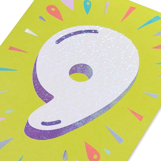 American Greetings 9th Birthday Card (9 Times Better)