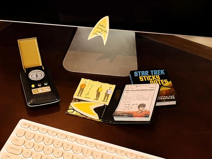 The Unemployed Philosophers Guild Star Trek Sticky Notes Booklet - Officially Licensed 3.25" by 4.25" Booklet with Self-Sticky Individual Notes