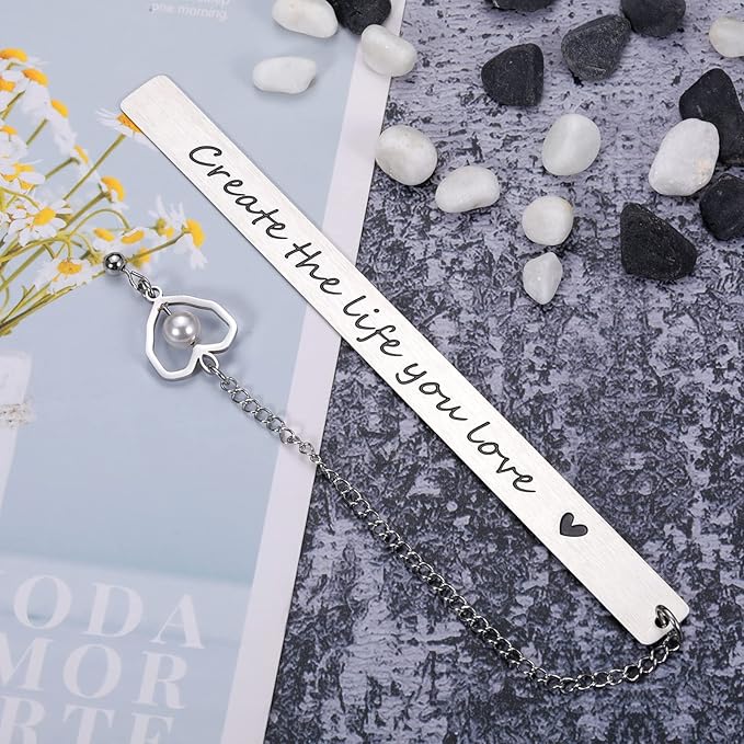 Inspirational Bookmark for Women Men Her Him Graduation Retirement Wedding Christmas Birthday Gift for Girls Best Friends Senior Middle High School College Student Teacher Leaving Promotion Gift New