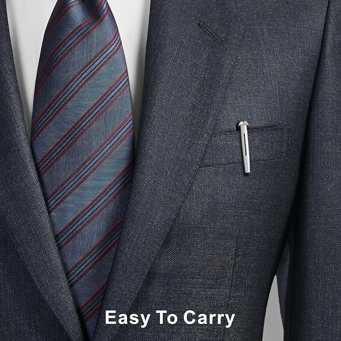 Cambond Ballpoint Pens Red Pens - Black Ink Fancy Pens for Journaling Gift Business Men Police Flight Attendants, Smooth Writing 1.0 mm Medium Point, 3 Pens with 3 Extra Refills (Red)