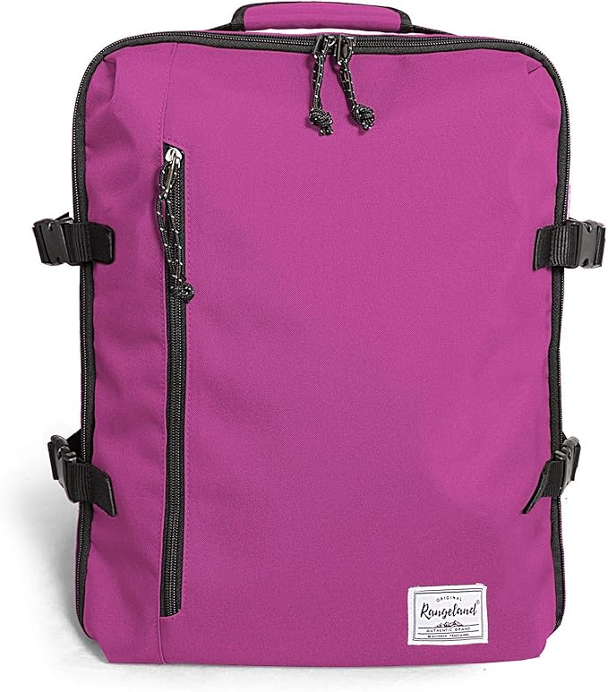 Lightweight Backpack for Women Airline Approved Weekender Bag with Separate Laptop Compartment, Travel Gym Sport, Orchid
