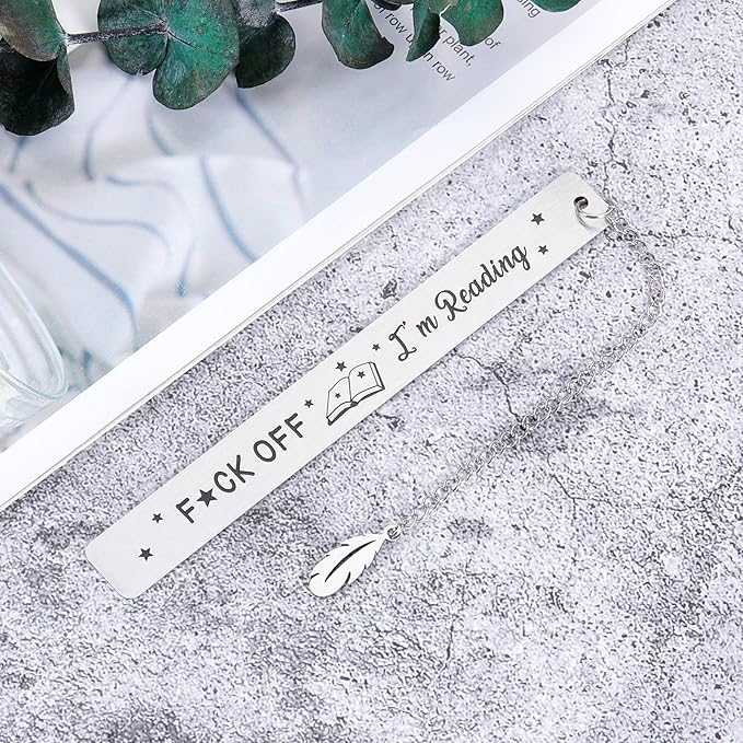 White Elephant Gifts for Adults Funny Bookmarks for Women Book Lovers Christmas Stocking Stuffers Gifts for Her Teen Girl Reader Friend Bookish Inspirational Gifts for Seniors 2024 Him Men