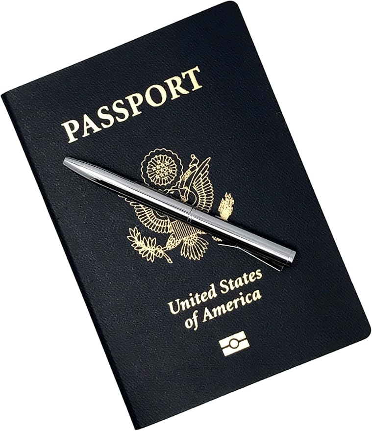 NarwhalCo Set of 2 Small Pens (3.35") for Pocket, Wallet, Planner, Purse or Passport