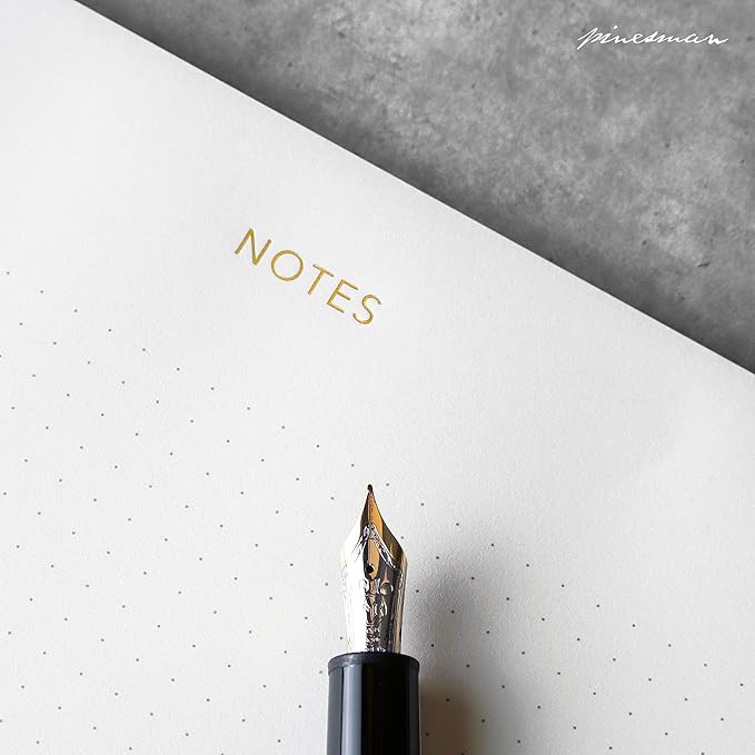 Mouse Pad Notepad for Professionals, 3 Pack, 9.8" x 7.9", 150 Sheets (50 Each), Minimalist, Gold Foiled, Dotted Layout, Executive's Desk Note Pad, To Do List Notepad, Eco-friendly, FSC™ Certified Planner Pad