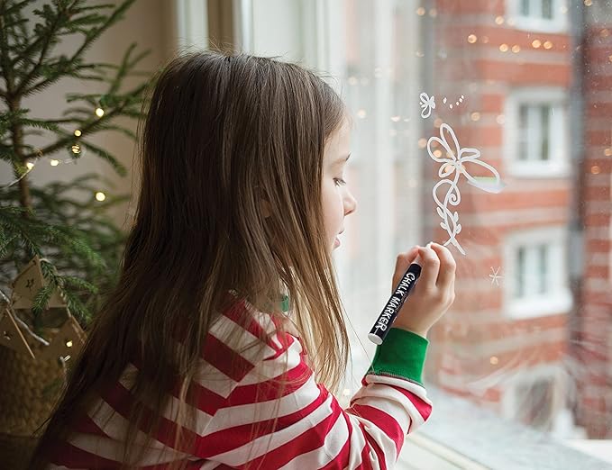 Better Office Products Magnetic A-Frame Chalkboard Sign, Extra Large 20" x 40", Standing Chalkboard Easel, Deluxe Set with Multiple Accessories, Outdoor Sidewalk Sandwich Board Sign,(Whitewash)