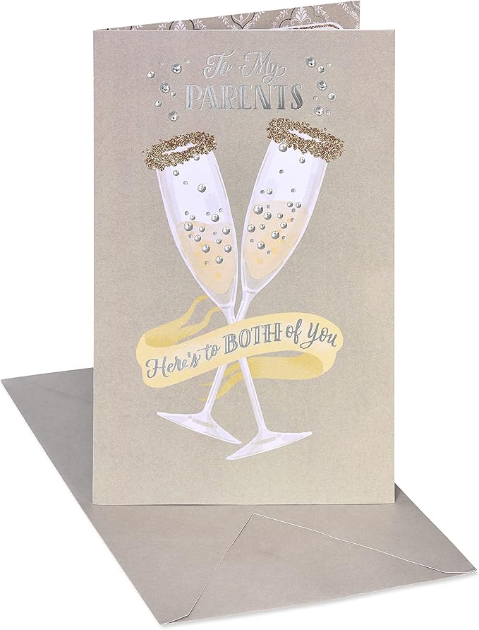 American Greetings Anniversary Card for Parents (Love is Worth Keeping)