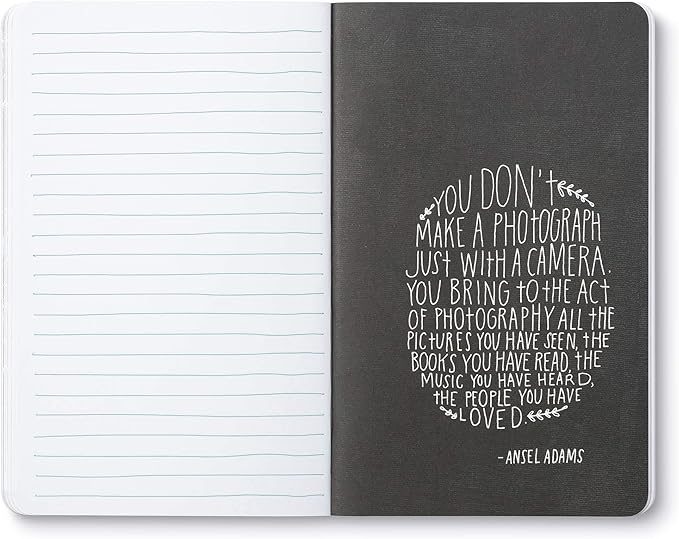 Compendium Softcover Journal - It's not what you look at that matters, it's what you see. – A Write Now Journal with 128 Lined Pages, 5″W x 8″H