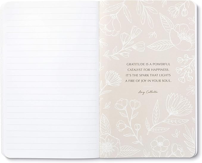 Compendium Softcover Journal - My heart gives thanks… – A Write Now Journal with 128 Lined Pages, 5″W x 8″H
